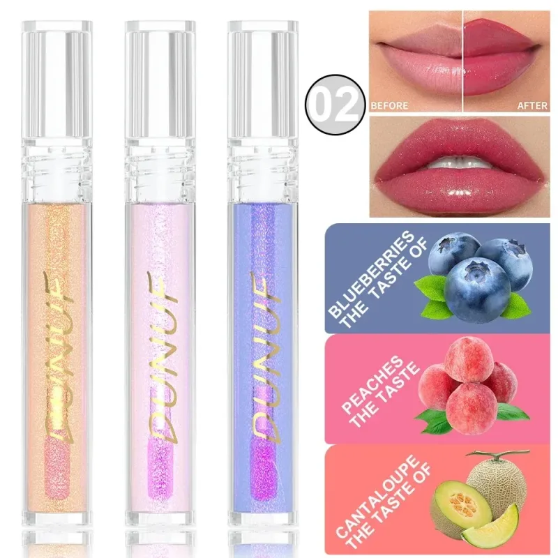 Brillant à lèvres aux fruits changeant de couleur, longue durée, nourrissant, brillant, hydratation, maquillage d'hiver, huile de soin pour les lèvres