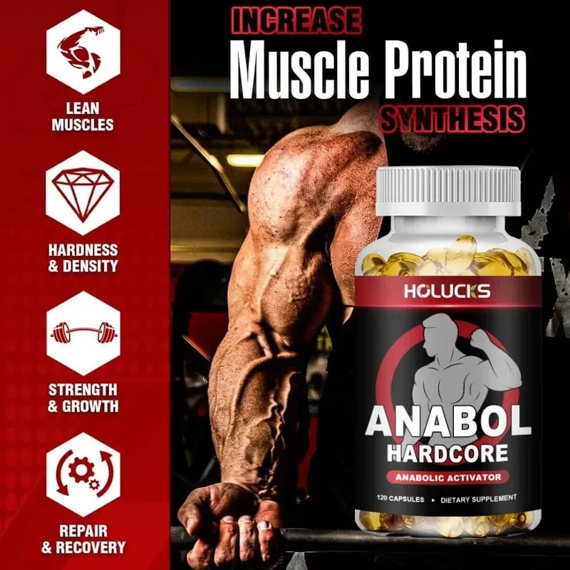 Premium Anabol Muscle Capsules Support Muscle Function Stamina Strength & Steady Body Condition for Regular Athletes — image 3