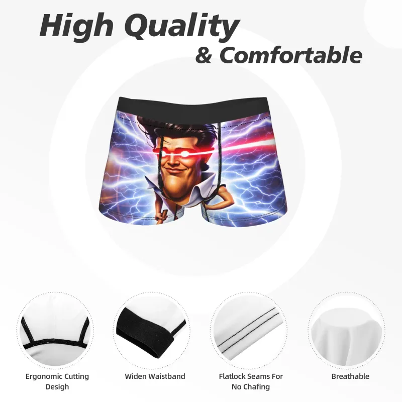 Charlie Kirk Meme Boxer Shorts Pouch Underwear High Quality Customs Shorts Briefs Novelty Men Panties Plus Size 2XL — image 5