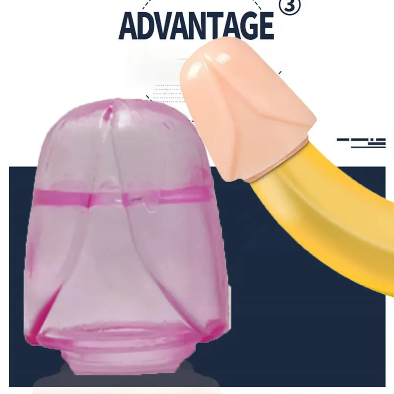 2 uds mangas de pene atrevidas extensor de glande duradero condón retardante anillo para pene vaina juguetes sexuales para hombre — image 1