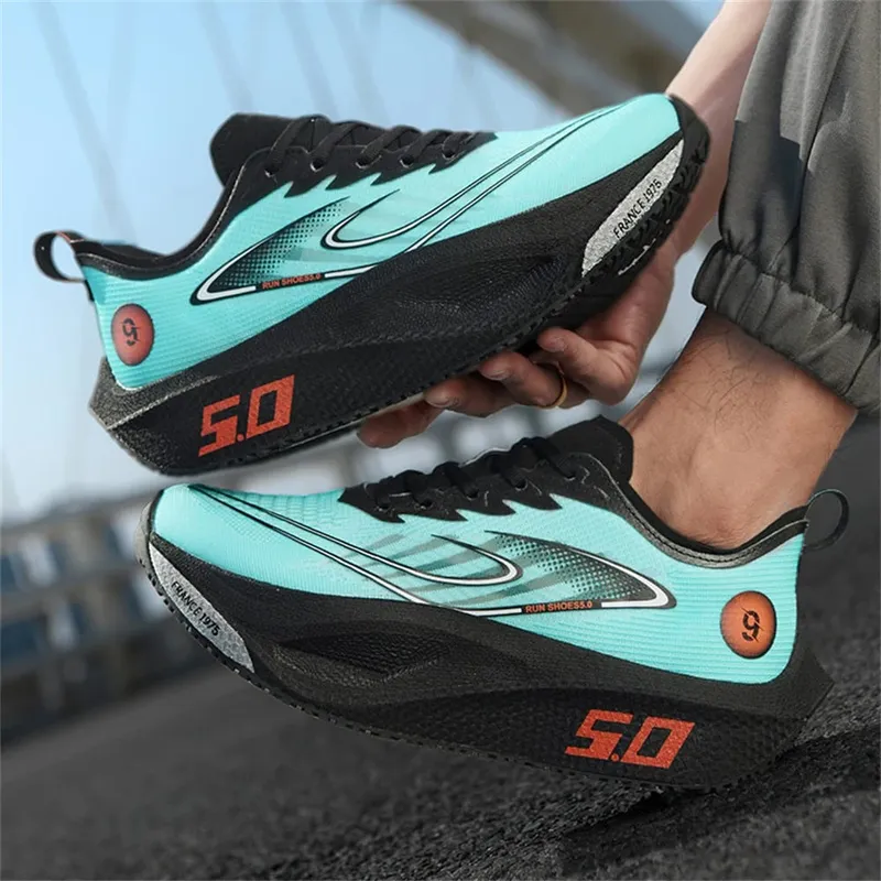 Chaussures de course d'entraînement légères et respirantes en maille pour hommes, baskets athlétiques décontractées antidérapantes pour les Sports de plein air et le Jogging — image 7