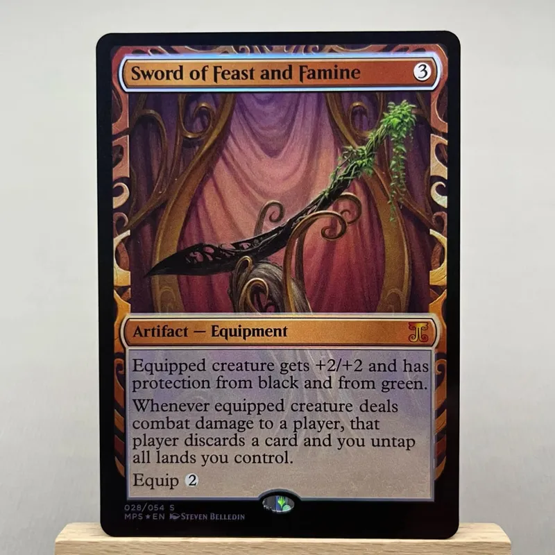MPS FOIL2-01 Tarjetas TCG para Home Play Proxy Sol Ring Mana Crypt Mox Opal the Mana Vault Chrome Mox Sword of — image 15