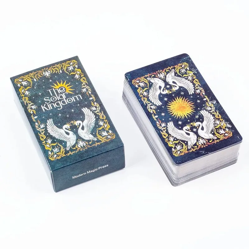 Il mazzo dei tarocchi del regno solare, set di 78 carte Oracle per l'intuizione cosmica e la divinazione, versioni inglesi, gioco da tavolo — image 3