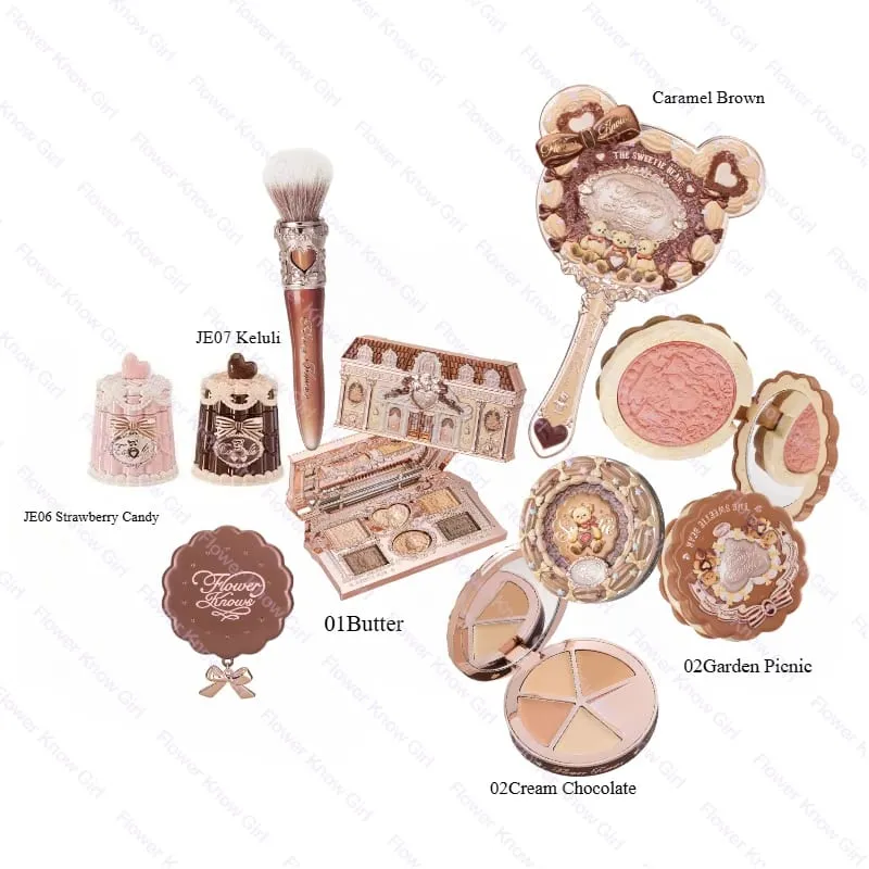 Sweet Treats Full Face Set Makeup Gift Set All In Shimmer Eye Shadow Palette Blush Powder Lip Jelly Gift Box — image 8