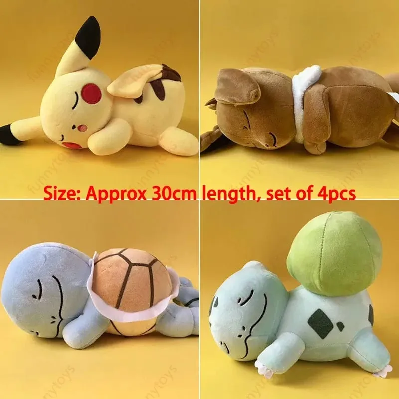 Oreiller en peluche Pokémon pour position de sommeil, Leafeon, particulier Sylveon Furret Cubone Scorbunny Bulbasaur, coussin en peluche doux — image 15
