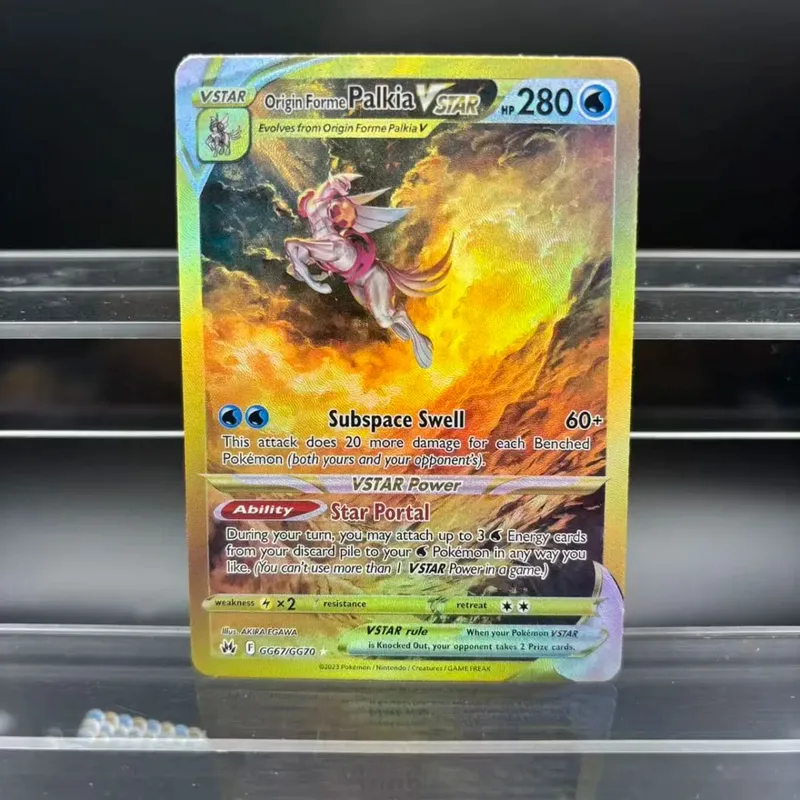 Kad Koleksi DIY Psyduck Salamence Crobat Mewtwo ex EN Buatan Sendiri Kad Tunggal Permainan Klasik Anime Kad Hadiah Mainan — image 8