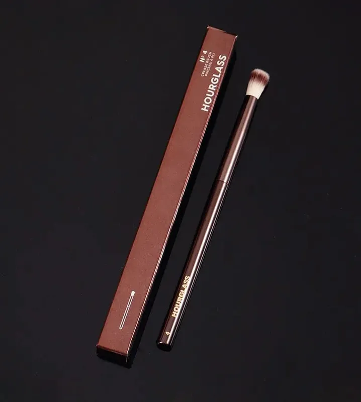 1pc Hourglass Powder Contour Berus solek Pemerah Pipi Bedak Berus solek pemegang logam Concealer Bronzer high end dengan kotak — image 27