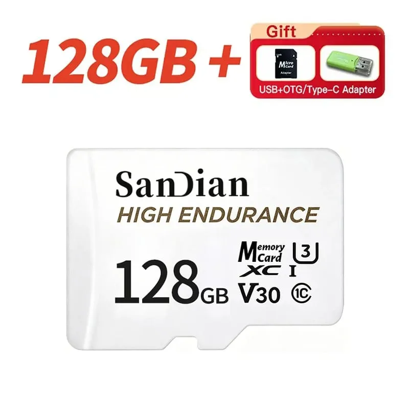 Scheda di memoria Micro TF SD originale Classe 10 128 GB 256 GB U3 V30 Scheda di memoria Flash ad alta velocità A2 4K Video per Samrtphone PC Camera