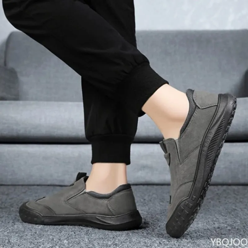 Grande taille printemps automne nouvelles chaussures pour hommes respirantes légères et décontractées en plein air antidérapantes et résistantes à l'usure chaussures de travail pour hommes