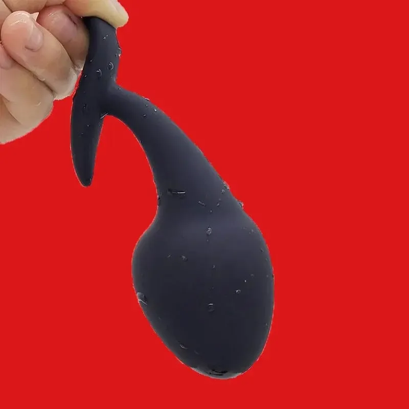 ซิลิโคน Anal Dilator แต่ Butt Plug Tadpole รูป Buttplug Butplug Analplug Anus ตูดลูกปัด Anchor ของเล่นนวดต่อมลูกหมาก — image 4
