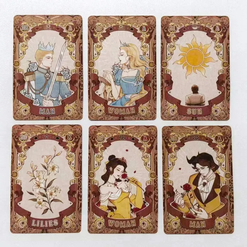 Fairy Tale Dream Lenormand Tarot Deck - 44 kort Bordspil Illustration Tema til spådom og historiefortælling — image 2