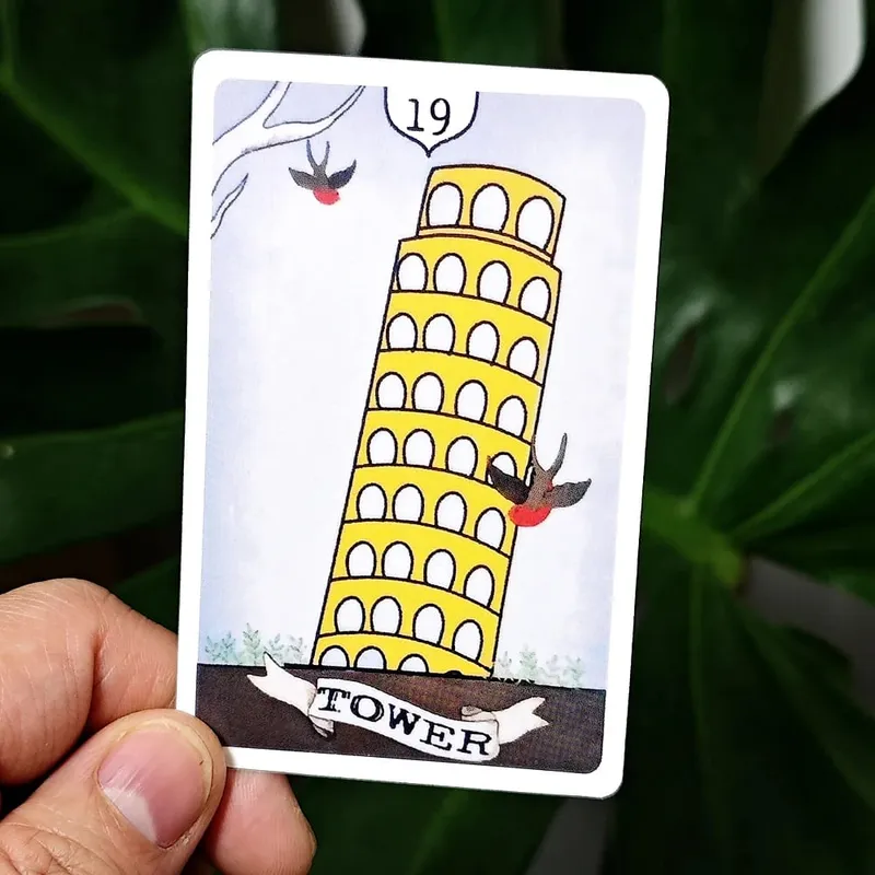 Dek Lenormand Bisikan Pixie 9*6cm 36 Kartu Lenormand — image 4