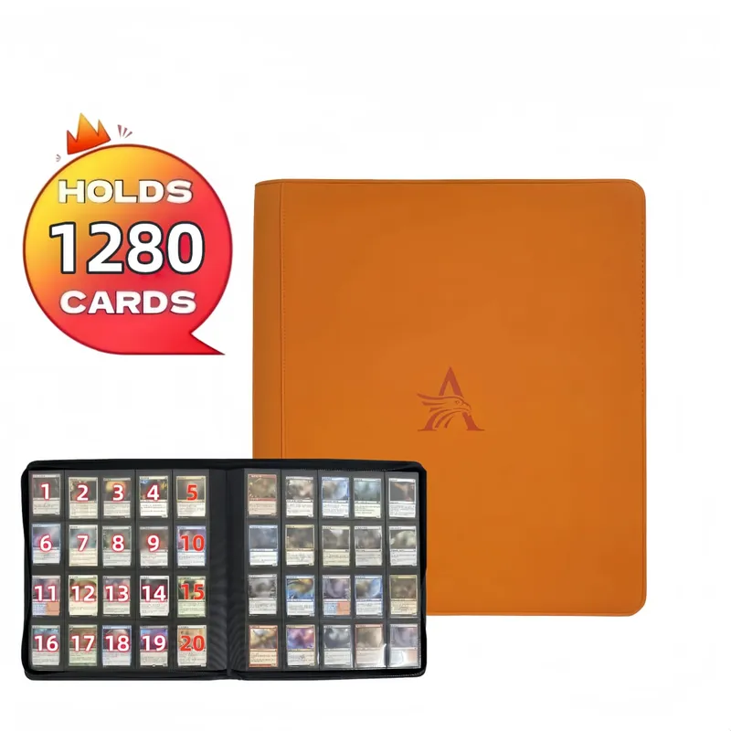 Premium-Kartenordner mit 20 Fächern – 1280 Sammelordner, Kartenalbum, Kartenhalter, passend für TCG- und Sportkarten. Sammlertraum — image 8