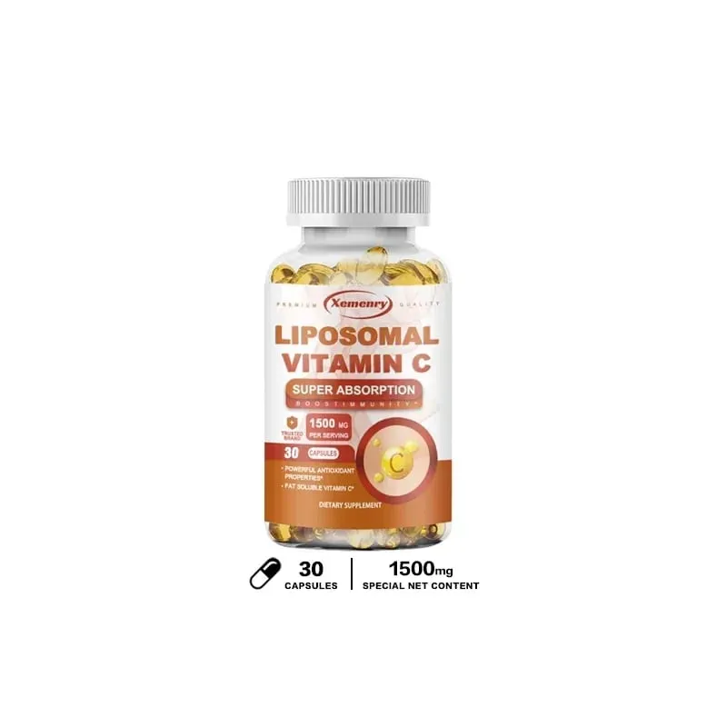 Liposomal Vitamin C - Supports Antioxidant and Nutrient Absorption Energy Supplement and Promotes Immune Health