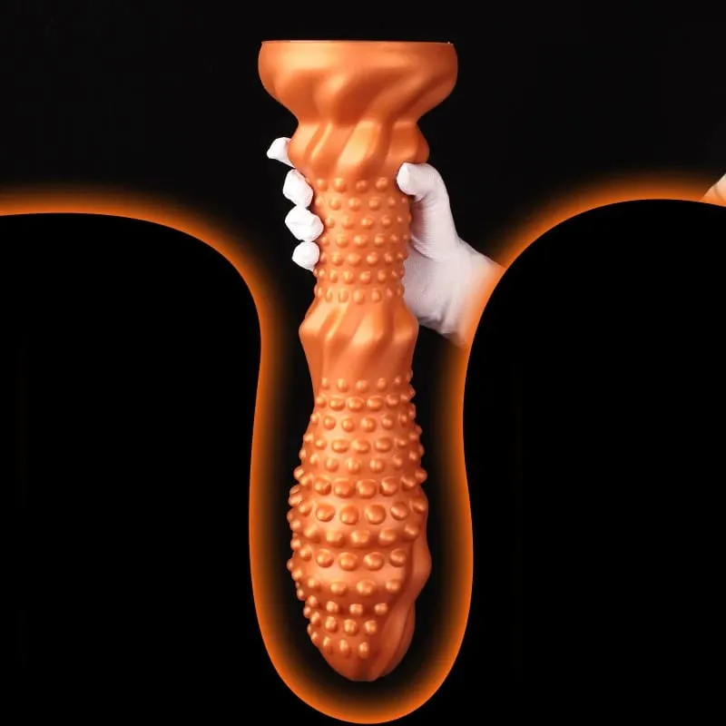 Lobo dente vara enorme longo anal plug grande vibrador butt plug ânus expansão estimulador massagem de próstata brinquedos sexuais anal para mulher homem — image 3