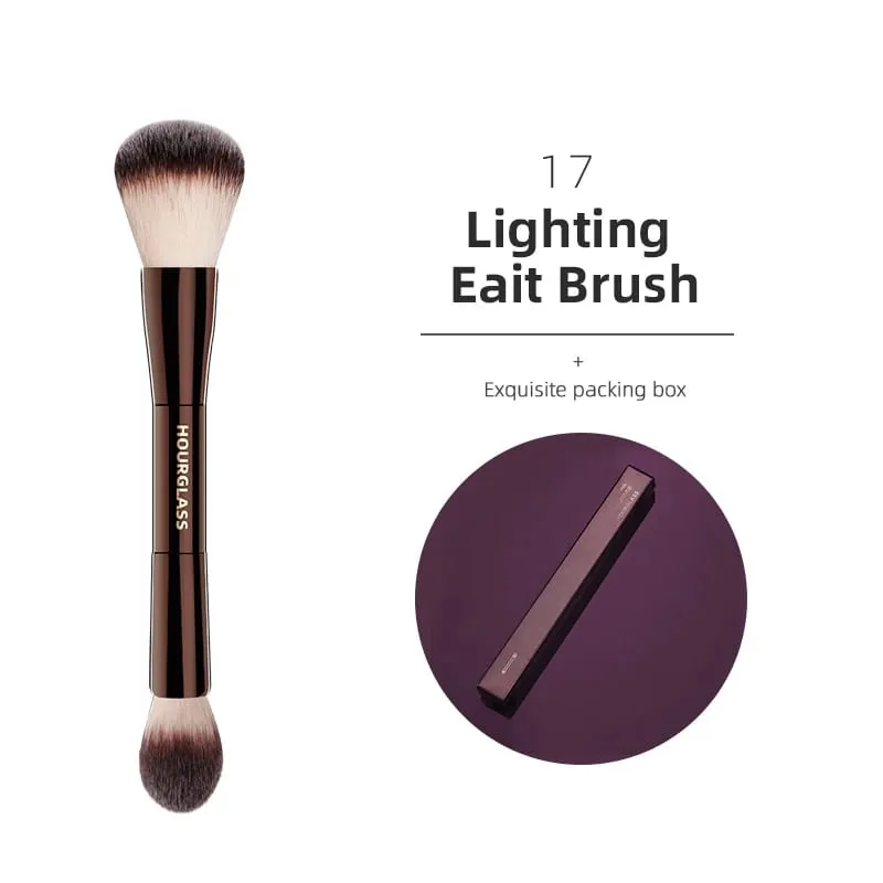 Hourglass Makeup Brush All Kinds Eyeshadow Foundation Concealer Powder Bronzer Blusher Eyeliner Retractable Professional Brushes — image 10