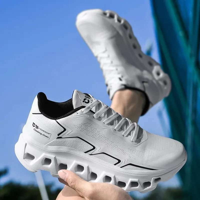 Scarpe da corsa da uomo Jogging Mesh traspirante Ammortizzazione Antiscivolo Scarpe di lusso per esterni Coppia Trainer Scarpe da ginnastica da corsa Scarpe fuoristrada — image 6