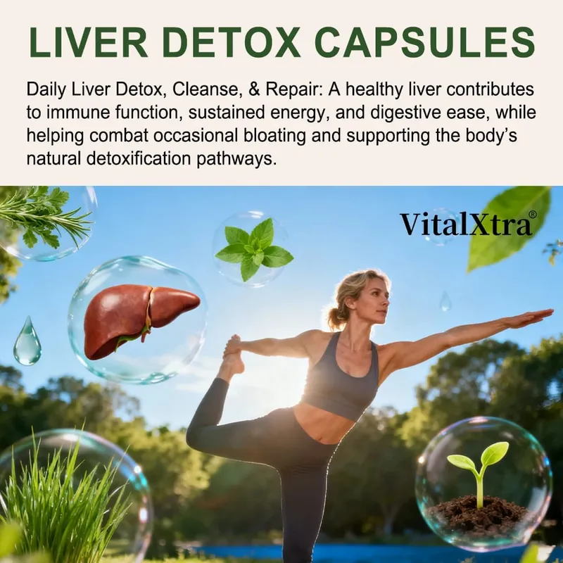 Liver Support Capsules Milk Thistle Extract Glutathione Dandelion Artichoke Liver Cleanse & Detox Antioxidant Digestion Support — image 2
