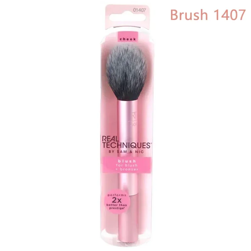 Set Kuas Rias Professioanl Teknik Nyata Berbulu Lembut untuk Kosmetik Bedak Foundation Alat Kecantikan Pencampur Eyeshadow Wajah — image 16