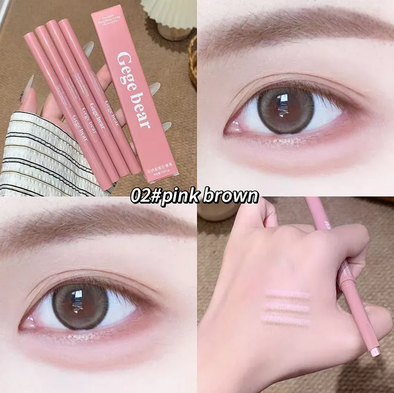 Gege Bear Dual-Tone Silkworm Pen 2-in-1 Highlight & Shadow per effetti naturali di lunga durata ed effetti 3D adatti ai principianti — image 8
