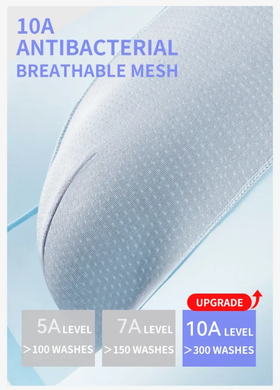 MiiOW 3Pcs Ice Silk Men Panties Mesh Breathable Mens Underpants 10A Antibacterial Crotch Men's Underwear Boxers Man Boxer Briefs — image 17