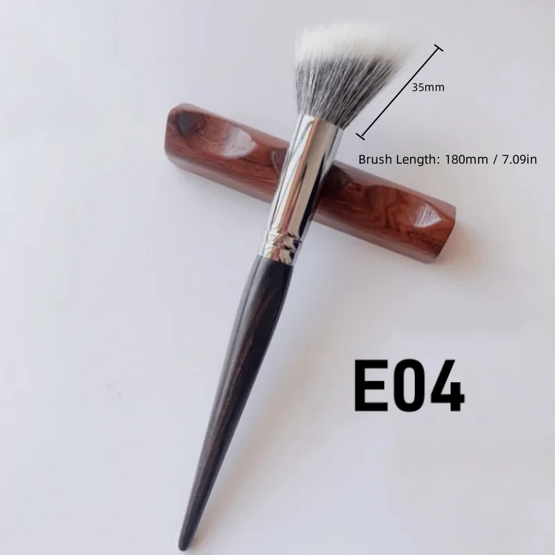 Blush Makeup Brush Powder Natural Fine Goat Hair Luxury Ebony Handle Make Up Brushes Beauty Tools — image 10