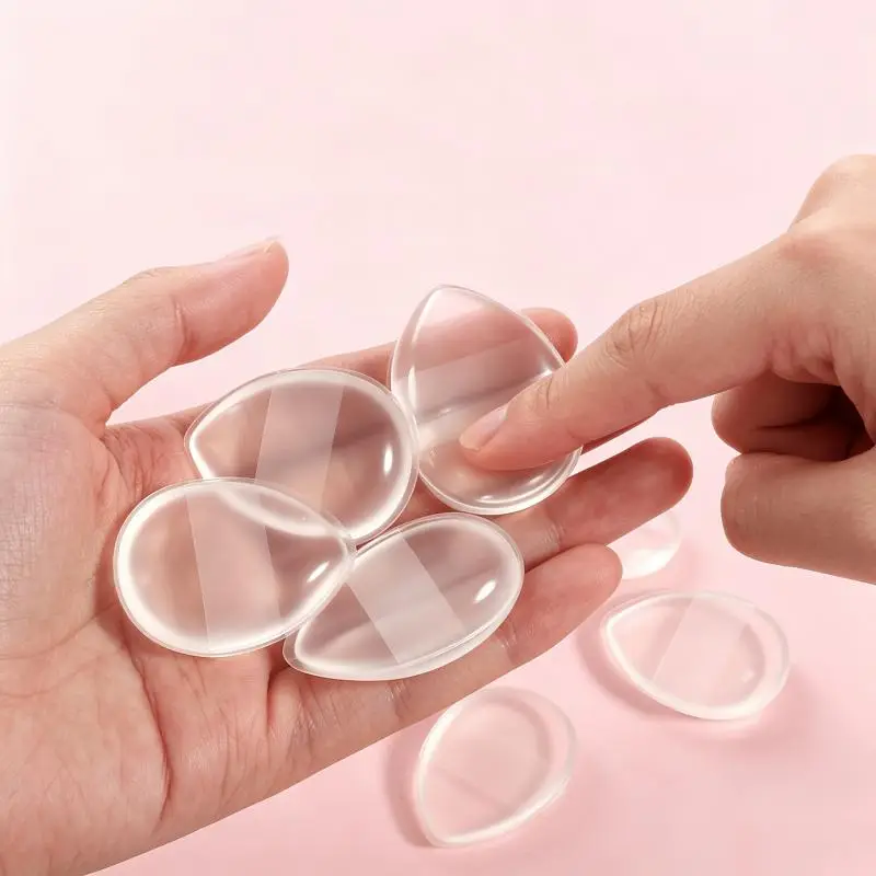 2PCS มินิซิลิโคนปลายนิ้ว-Reusable น้ำหอม-ฟรีแปรงแต่งหน้าสำหรับคอนซีลเลอร์รองพื้นและ Powder Make Up อุปกรณ์เสริม — image 1