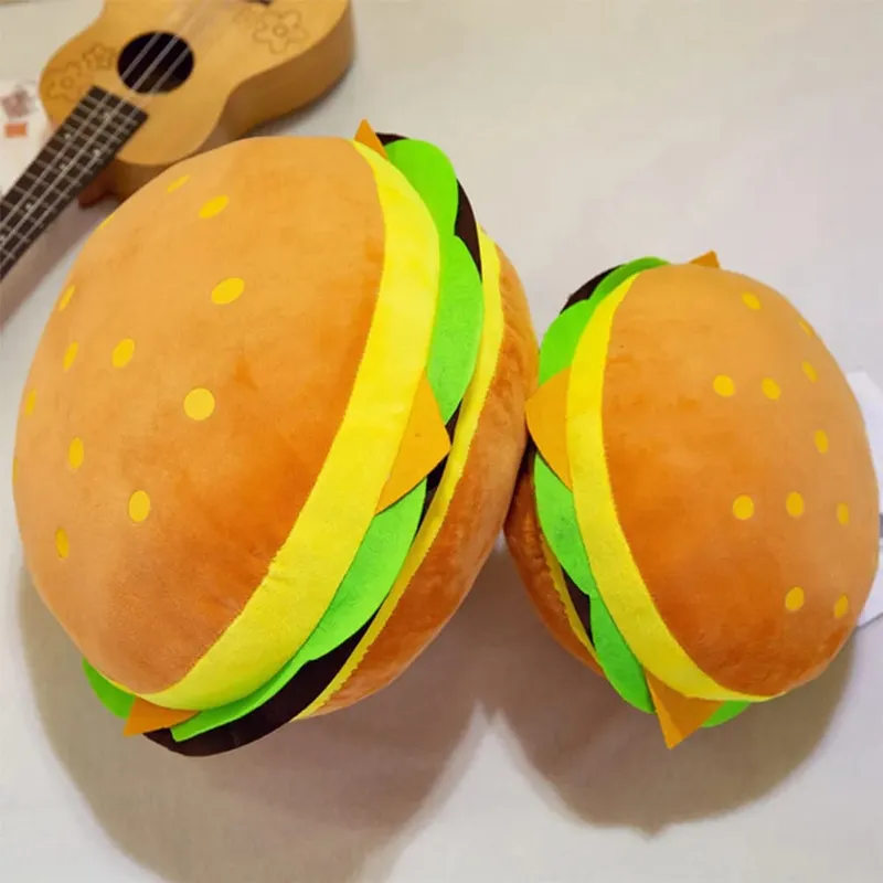 30 cm Hamburger-Wurfkissen, kreatives Simulationskissen für Sofa, Schlafzimmer, Auto, Büro, dekoratives Kissen, weich, bequem, Geschenk