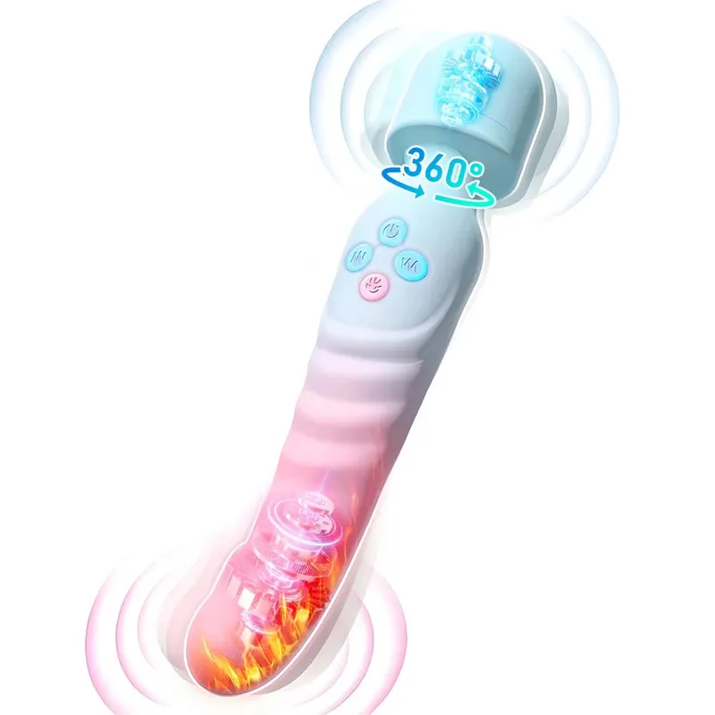 3 DALAM 1Mod Dildo Vibrator Mesin AV Magic love Wand Kelentit G Spot Stimulator Faraj Wanita Tukang Urut Wanita Dewasa Mainan Seks 18
