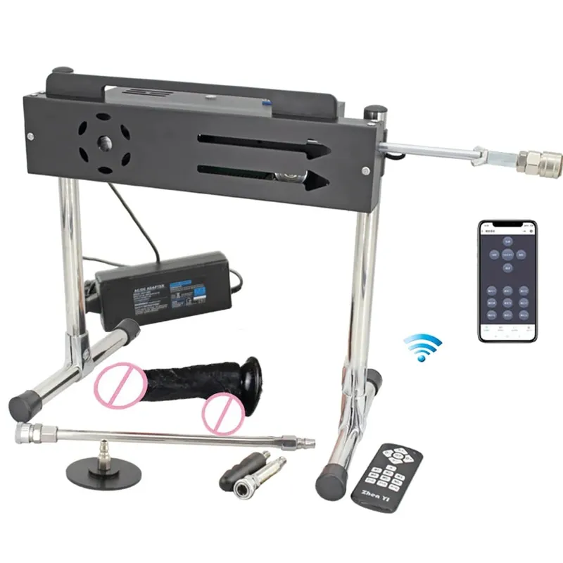 Yapay Penis Ekleri ile 200W Süper Güçlü İnme 1-15cm Otomatik Mastürbasyon Makinesi Destek Üç Kontrolör Seks Makineleri — image 16