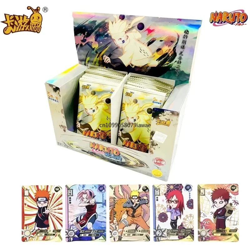 Véritable carte NARUTO combat chapitre série complète jeu de cartes carte de Collection dessin animé jouets pour enfants entourant les cadeaux de vacances. — image 2