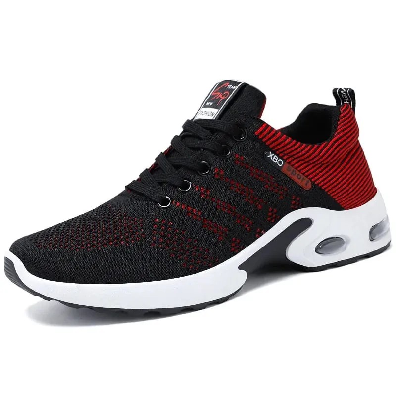 Neue, atmungsaktive, vielseitige Laufschuhe für Herren mit weicher Sohle, leichte, lässige Sportschuhe für Herren