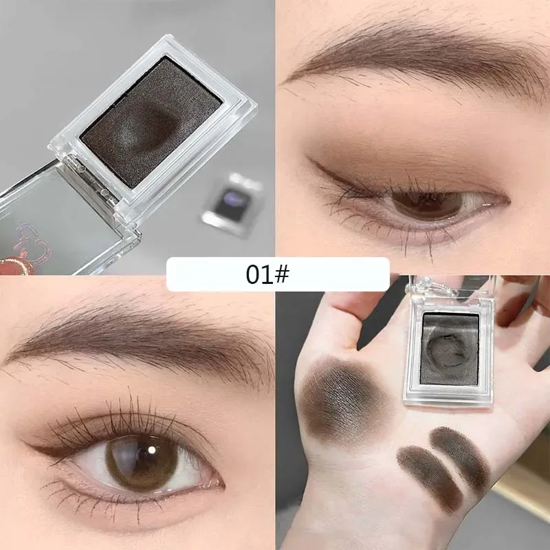 Fard à paupières et Eyeliner unique, crème à haute teneur en pigments, teinte brun rougeâtre, longue durée, imperméable, scintillant, maquillage pour les yeux — image 9