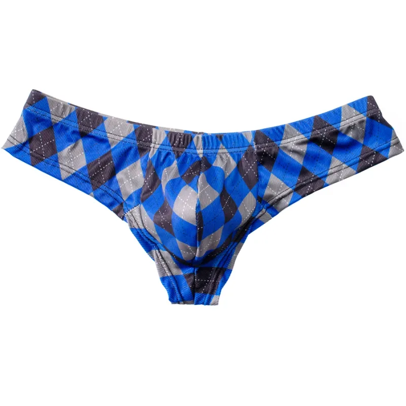 4pcs Breathable Plaid Thin Sexy Man's Underwear Briefs Quick-drying Men's Briefs Bikini Gay Underwear Men's lingerie Sexi Y32 — image 5