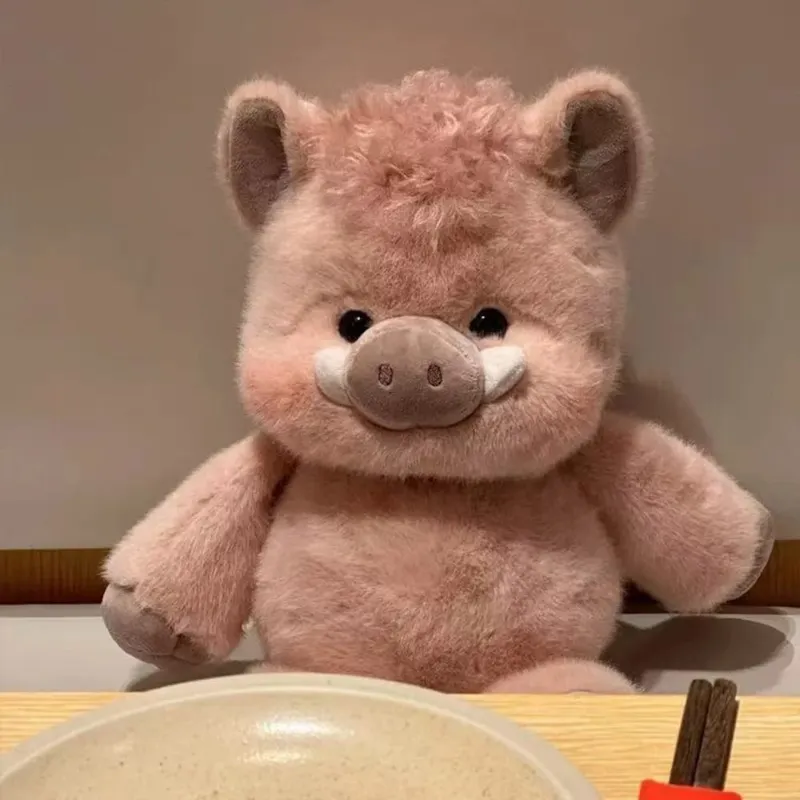 Cadeau créatif doux cochon en peluche oreiller en peluche mignon soutien émotionnel animaux en peluche en peluche 17.7 pouces oreiller en peluche — image 11