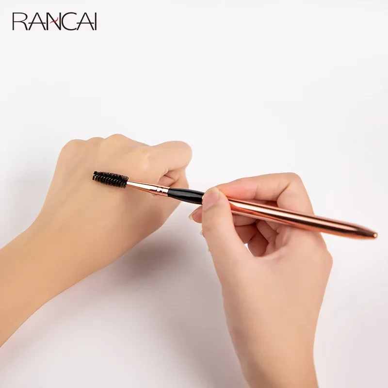 1 PZ Pennello per sopracciglia Pennelli professionali piccoli angolari Eye Brow Liner di alta qualità Contorno ciglia Trucco cosmetico di bellezza — image 6