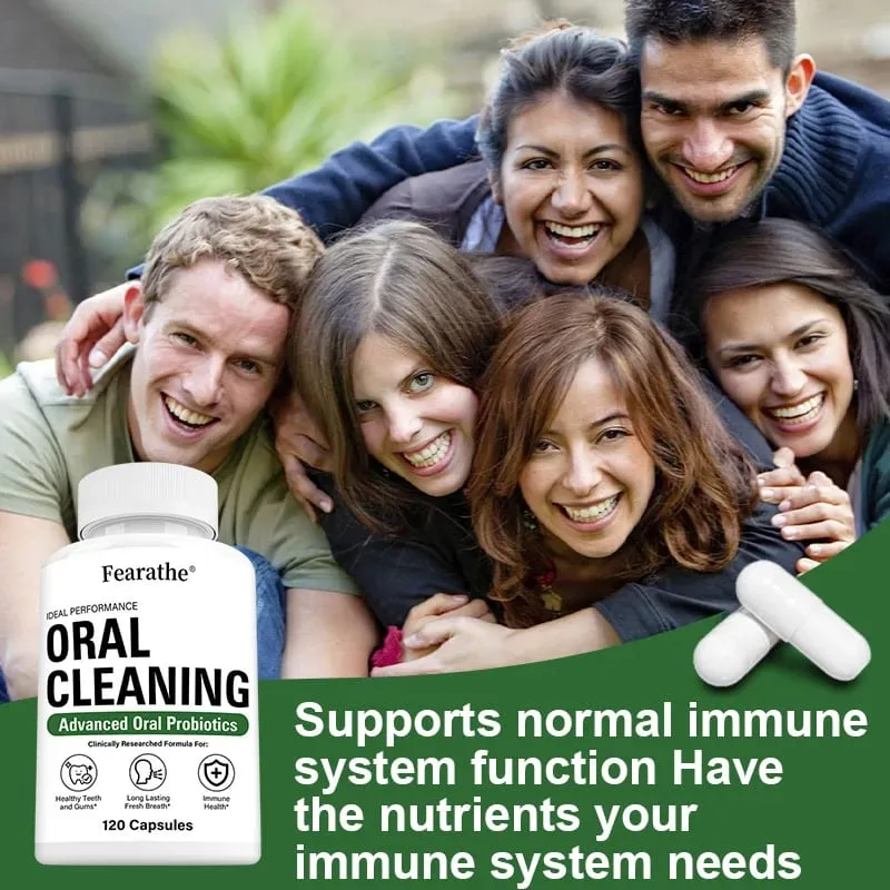Oral Probiotics - Oral Cleaning Prevent Tooth Decay for Bad Breath Support Teeth and Gum Health Immune Health — image 2