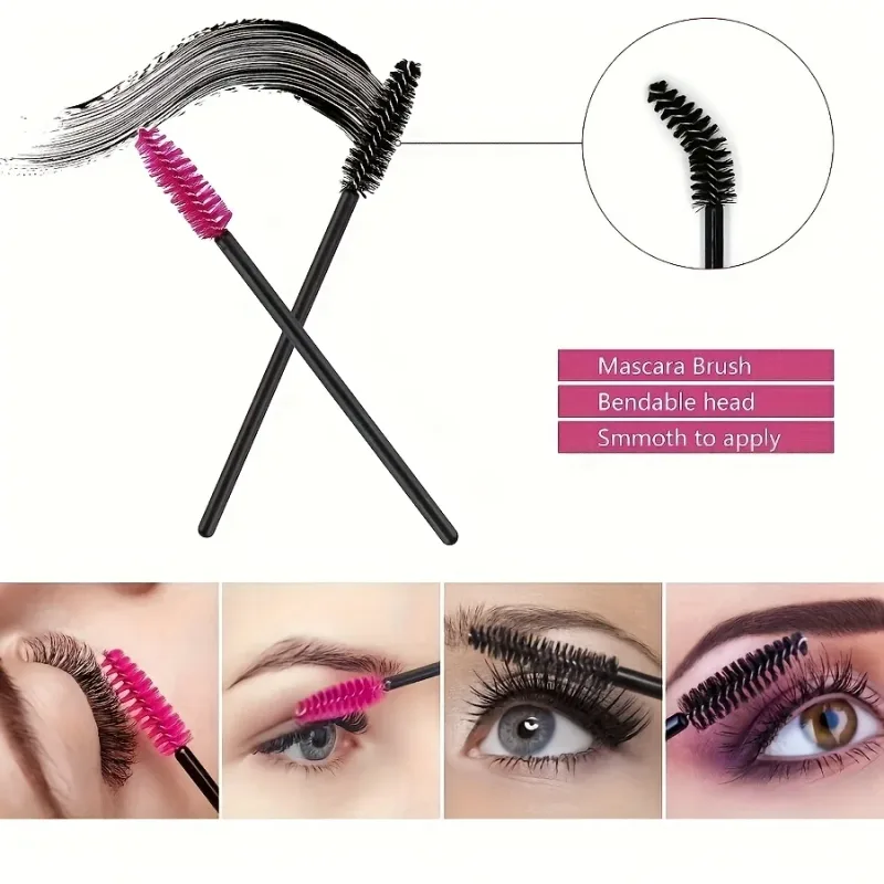 229PCS Makyaj Fırça Seti - 100 Kirpik ve 100 Dudak Fırçası, Saklama Kutulu Yeni Başlayanlar/Profesyoneller için Hepsi Bir Arada Kit (Salon ve Ev Kullanımı) — image 3
