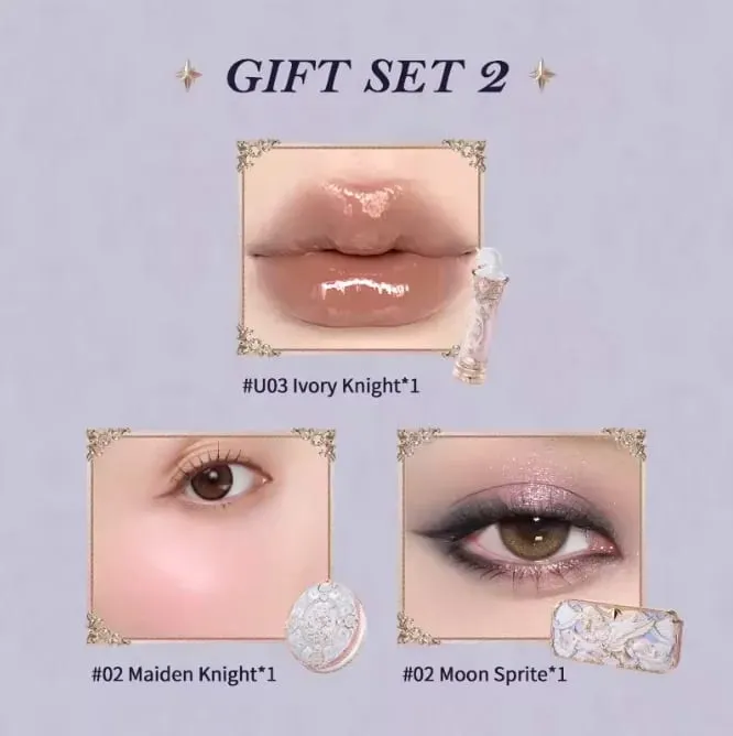 Makeup-sæt Flower Knows Butterfly Cloud Collar Collection Makeup-gavesæt inkluderer øjenskygge Blush-læbestift Vegan & Cruelty-Free — image 9