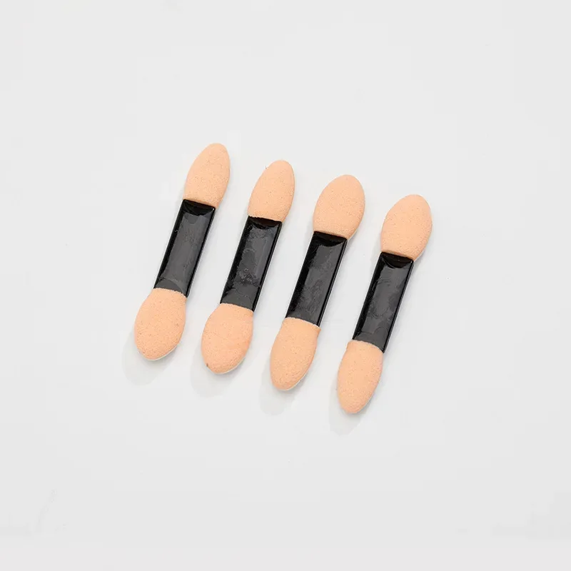 20 stks Nagels Poeder Oogschaduw Borstels Sponskop Dubbelzijdige Borstel Wegwerp Nail Art Poeder Make-up Applicators Cosmetische Gereedschappen