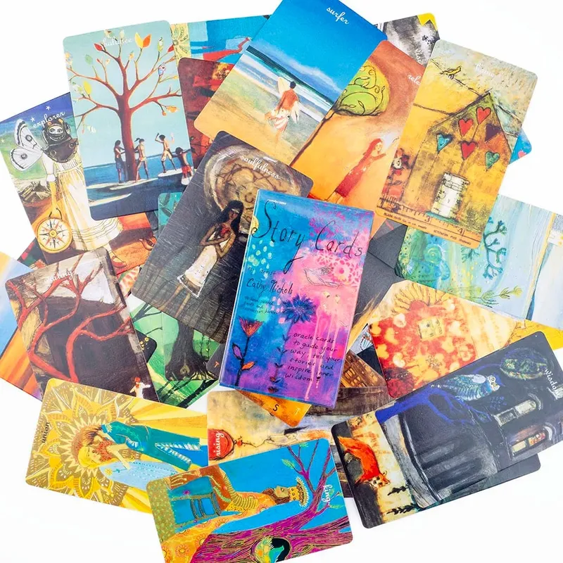 Kartu Cerita Berkualitas Tinggi Permainan Papan Dek Tarot Oracle untuk Hiburan Santai 78 Set Kartu 10.3*6.1CM dengan Panduan PDF — image 6