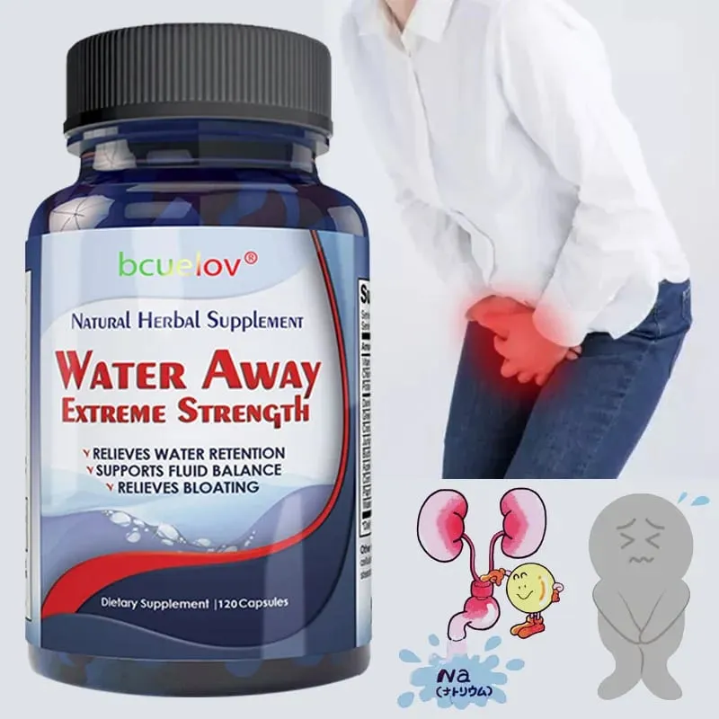 Bcuelov diuretic weight loss supplement capsules help eliminate excess water bloating edema healthy urination cleansing — image 1
