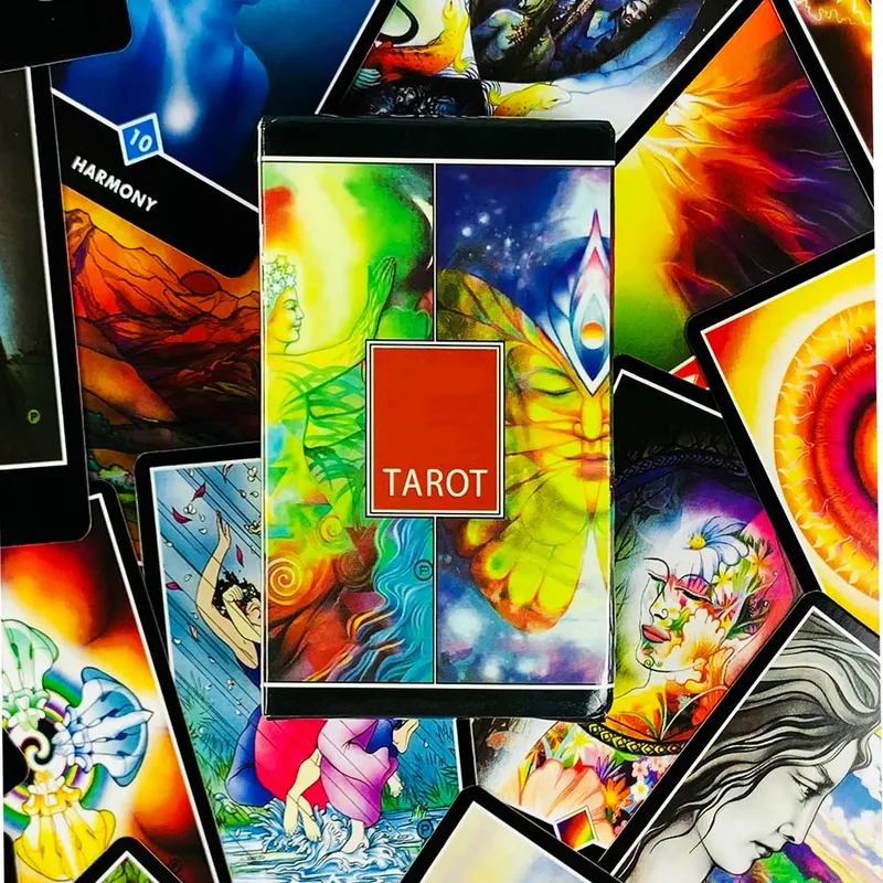 Tarot Kartları 79 Zarif Deste Oracle English Visions Kehanet Borad Oyun Oynama Noel ve Yeni Yıl Hediyesi İçin Mükemmel — image 3