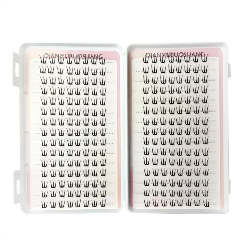 Faux cils Idols pour femmes, 30 rangées, Volume naturel, maquillage quotidien des yeux, pour femmes débutantes, grande capacité, boucles C, en Fiber synthétique