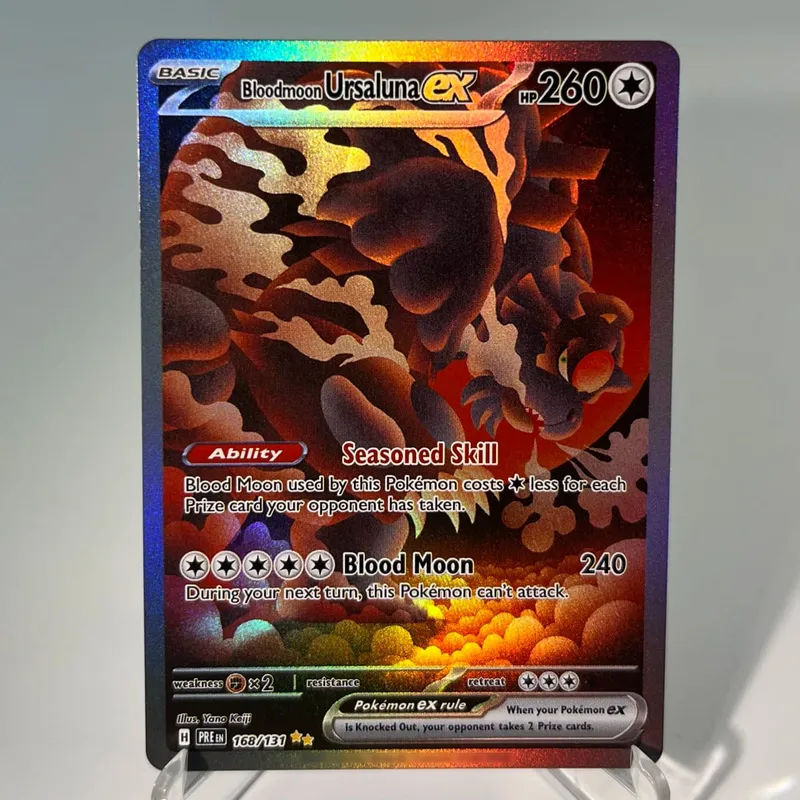 Kad PKM Prismatic Evolutions PTCG5-A GX Rainbow Umbreon Sylveon Leafeon ex Rare Collection Battle Toys Hadiah untuk Hobi — image 31