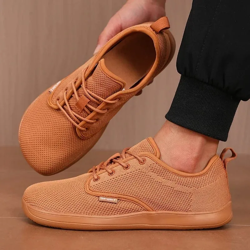 Summer Breathable Women's Flat Shoes Lightweight Mesh Comfortable Walking Shoes Men's Wide Foot Soft Sole Casual Wear Bare Foot — image 2