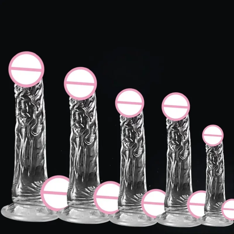 Tali Dapat Dipakai Realistis Pada Masturbasi Dildo Bening Cangkir Pengisap Kuat Mainan Seks Dewasa G-spot Cocok untuk Pasangan Wanita dan Pria — image 4
