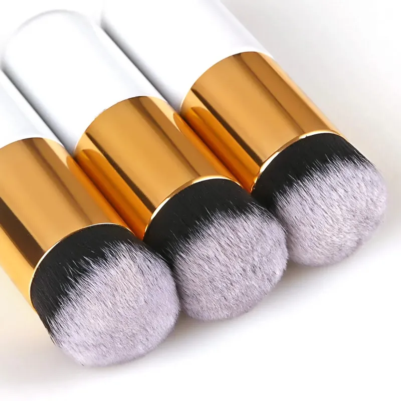 1 Uds. Nuevo pincel de base Chubby Pier, pinceles de maquillaje de crema plana, pincel de maquillaje cosmético profesional — image 5