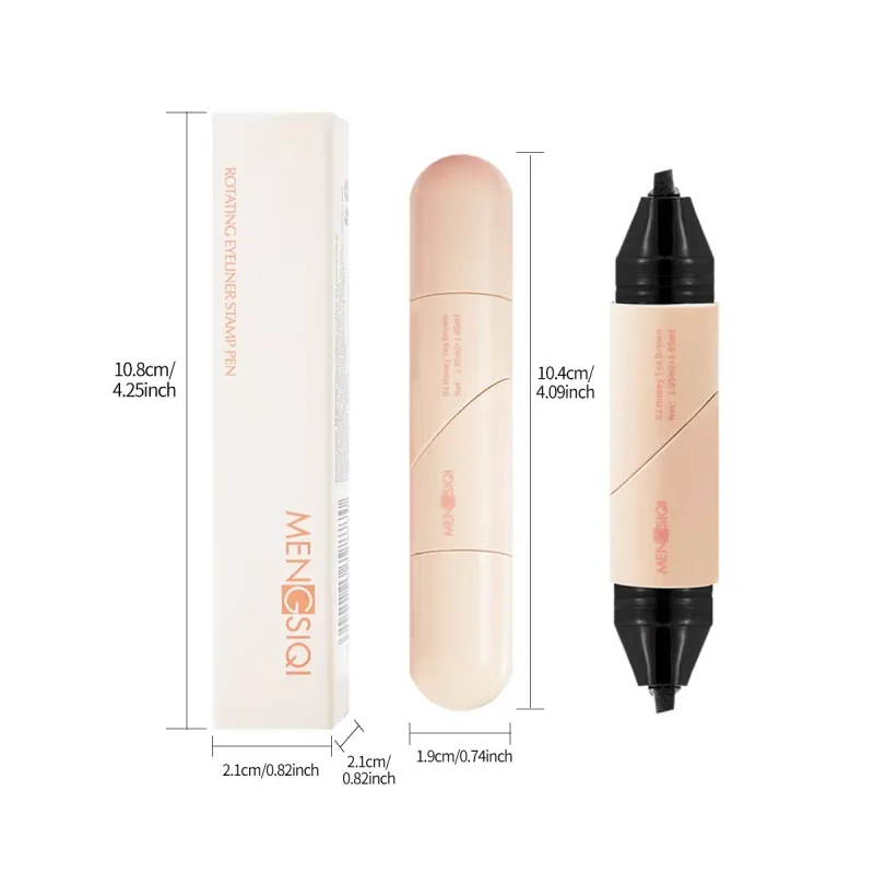 2 i 1 Roterende Eyeliner Stempel Glat Vandtæt Langtidsholdbar Smudsafvisende Eyeliner — image 6