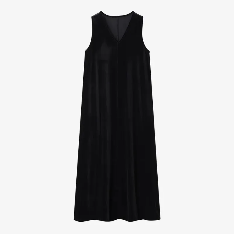 AS AW26 เดรสจั๊มเปอร์ผ้ากำมะหยี่มีกระเป๋าข้าง + เสื้อเจอร์ซีย์เบสิค — image 8